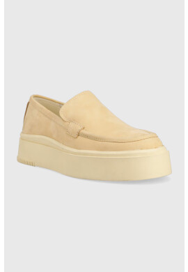 Vagabond Shoemakers Кожени мокасини STACY в бяло с платформа 5522.101.01 - Pepit.bg