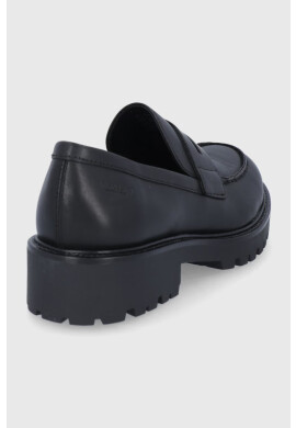 Vagabond Shoemakers Кожени половинки обувки дамски в черно с равна подметка - Pepit.bg