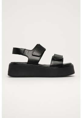 Vagabond Shoemakers Кожени сандали Courtney в зелено с платформа - Pepit.bg