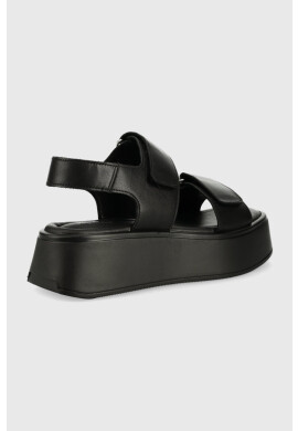 Vagabond Shoemakers Кожени сандали Courtney в зелено с платформа - Pepit.bg