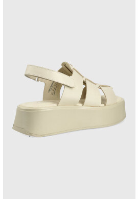 Vagabond Shoemakers Кожени сандали Courtney в бежово с платформа - Pepit.bg