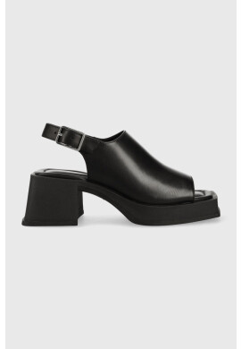 Vagabond Shoemakers Кожени сандали HENNIE в черно 5537.101.20 - Pepit.bg