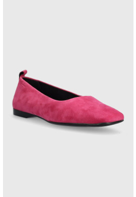 Vagabond Shoemakers Велурени балеринки DELIA в розово 5307.240.46 - Pepit.bg