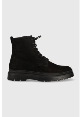 Vagabond Shoemakers Велурени боти James в черно - Pepit.bg