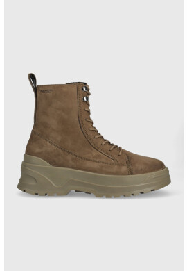 Vagabond Shoemakers Велурени кубинки Maxime в зелено с платформа с изолация - Pepit.bg