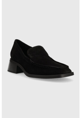 Vagabond Shoemakers Велурени мокасини BLANCA в черно с платформа 5417.640.20 - Pepit.bg