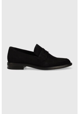 Vagabond Shoemakers Велурени мокасини FRANCES 2.0 в черно с равна подметка 5406.140.20 - Pepit.bg