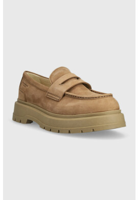 Vagabond Shoemakers Велурени мокасини Jeff в кафяво 5574.050.28 - Pepit.bg
