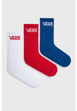 Vans Чорапи BY CLASSIC CREW BOYS TRUE RED/WHITE (3 чифта) - Pepit.bg