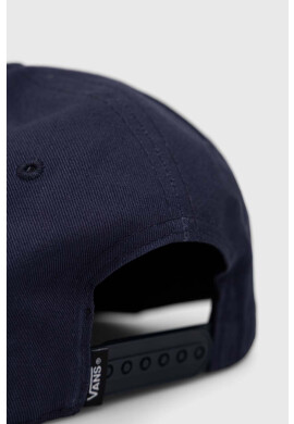 Vans Детска памучна шапка с козирка BY EASY BOX SNAPBACK dress blues в тъмносиньо с апликация - Pepit.bg