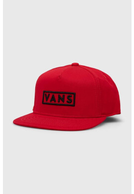 Vans Детска памучна шапка с козирка BY EASY BOX SNAPBACK True Red - Pepit.bg