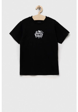 Vans Детска памучна тениска BONE YARD SS Black - Pepit.bg