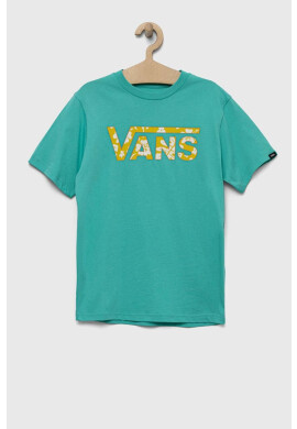 Vans Детска памучна тениска BY CLASSIC LOGO WATERFALL/PASSI - Pepit.bg