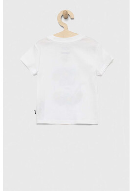 Vans Детска памучна тениска ELEVATED BOX FLOWERS White в бяло - Pepit.bg
