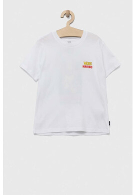 Vans Детска памучна тениска x Haribo в бяло с принт - Pepit.bg
