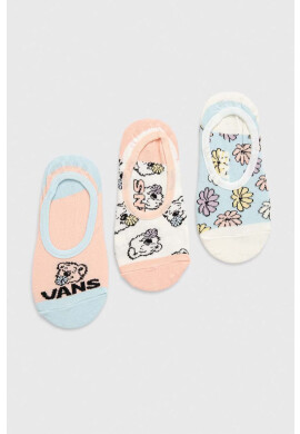 Vans Детски чорапи BEAR FRIENDS CANOODLE TROPICAL PEACH (3 чифта) в оранжево - Pepit.bg