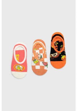 Vans Детски чорапи LET THERE BE FRUIT CANO CALYPSO CORAL (3 чифта) в оранжево - Pepit.bg