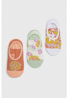 Vans Детски чорапи PSYCHEDELIC FLORAL CANO SUN BAKED (2 чифта) в оранжево - Pepit.bg