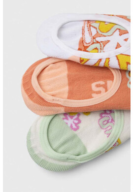 Vans Детски чорапи PSYCHEDELIC FLORAL CANO SUN BAKED (2 чифта) в оранжево - Pepit.bg