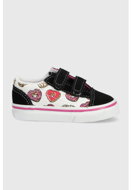 Vans Детски маратонки TD Old Skool V LOVE BLKPK в черно - Pepit.bg