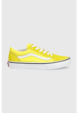 Vans Детски ниски кецове в жълто - Pepit.bg