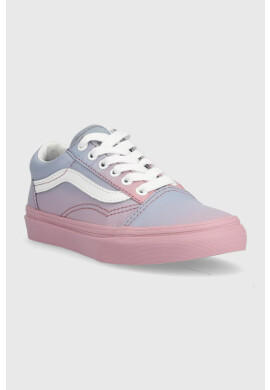 Vans Детски ниски кецове в лилаво - Pepit.bg