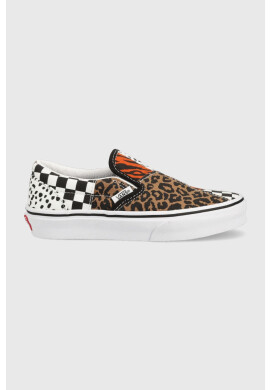 Vans Детски ниски кецове в кафяво - Pepit.bg