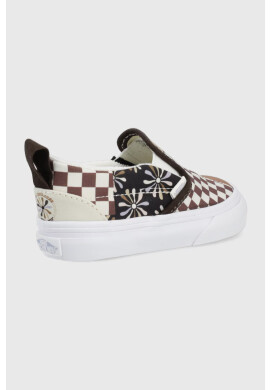 Vans Детски ниски кецове в кафяво - Pepit.bg