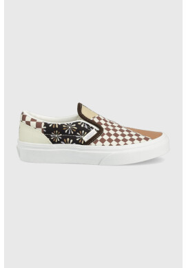 Vans Детски ниски кецове в кафяво - Pepit.bg