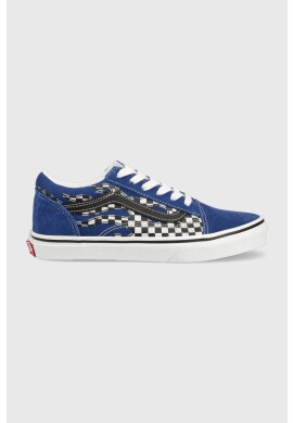 Vans Детски ниски кецове JN Old Skool RCHF DBLUE - Pepit.bg
