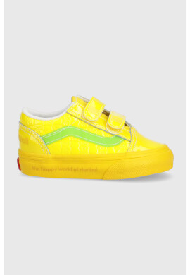 Vans Детски ниски кецове TD Old Skool V HARB CHBD в жълто - Pepit.bg