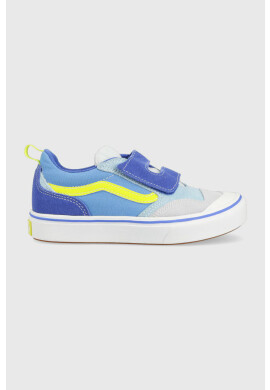 Vans Детски ниски кецове UY ComfyCush New Skool V COBL MULTI в синьо - Pepit.bg