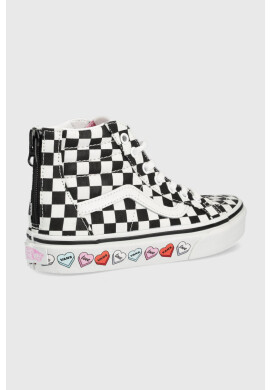 Vans Детски високи кецове в черно - Pepit.bg