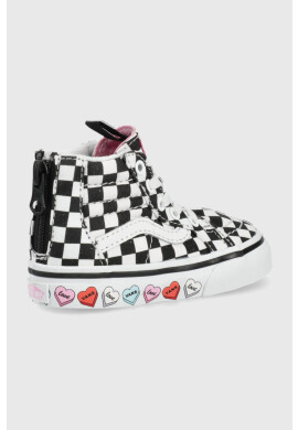 Vans Детски високи кецове в черно - Pepit.bg