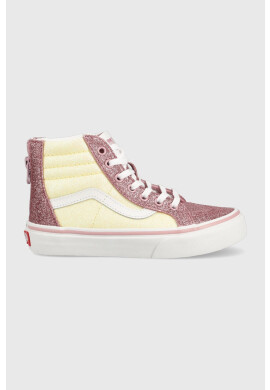 Vans Детски високи кецове в розово - Pepit.bg
