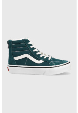 Vans Детски високи кецове в зелено - Pepit.bg