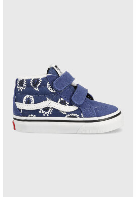Vans Детски високи кецове в тъмносиньо - Pepit.bg