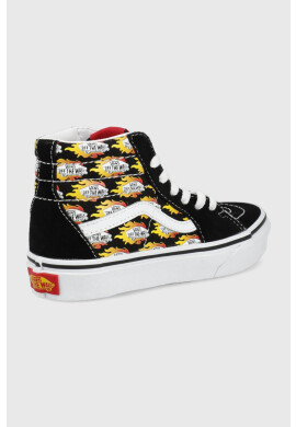 Vans Детски високи кецове в черно - Pepit.bg