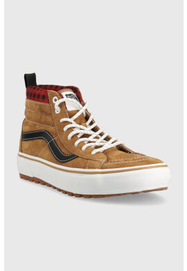 Vans Кожени кецове SK8-Hi в кафяво VN0A5HZYY491 - Pepit.bg