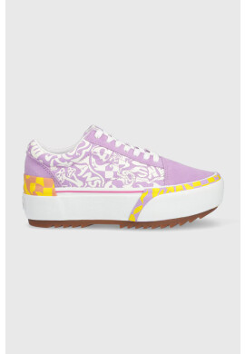 Vans Ниски кецове Old Skool Stacked в лилаво - Pepit.bg