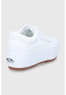 Vans Ниски кецове Ua Old Skool Stacked дамски в бяло - Pepit.bg