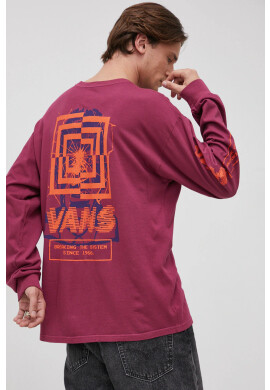 Vans Памучна блуза с дълги ръкави - Pepit.bg