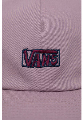Vans Памучна шапка в лилаво с апликация - Pepit.bg