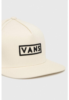 Vans Памучна шапка с козирка в бежово с апликация - Pepit.bg