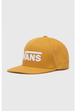 Vans Памучна шапка с козирка в черно с апликация - Pepit.bg