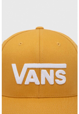 Vans Памучна шапка с козирка в черно с апликация - Pepit.bg