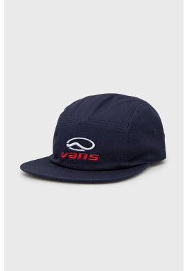 Vans Памучна шапка с козирка в тъмносиньо с апликация - Pepit.bg