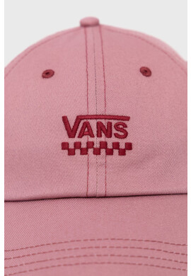 Vans Памучна шапка с козирка в черно с апликация - Pepit.bg