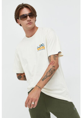 Vans Памучна тениска в черно - Pepit.bg
