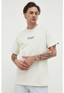 Vans Памучна тениска в бяло с принт - Pepit.bg